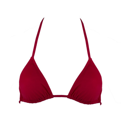 Rotes Triangel Bikinitop von Coco Cavaliere / Escora