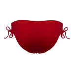 Bikini Panty mit Kordelzug in Rot Rückansicht