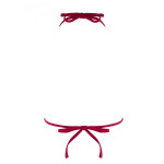 Rotes Triangel Bikinitop von Coco Cavaliere / Escora Rückansicht