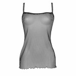 Soft transparent negligee, front