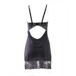 Lace dress with straps bra by Escora, back