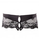 Celina panty ouvert by Escora in black, front