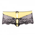 Luxurious Panty Ouvert made of noble lace, front