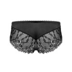 Stunning crotchless panty in black by Escora, back