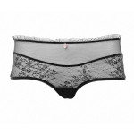 Dreamy panty in black by Mademoiselle Coco Cavaliere, front