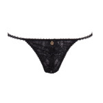 Seductive crotchless thong ouvert, front