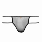 Exciting crotchless thong ouvert, front