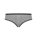 Beautiful thong panty by Escora in black, back
