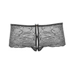 Sensual Panty Ouvert by Escora in black, front