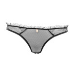 Magic thong by Escora in black, front