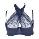 Exceptionally luxurious shelf bra crossed by Escora, front