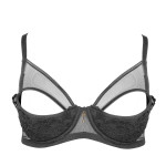 Adorable eye lifter in black by Escora, front