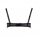 Black bra by Escora with free bridge, back