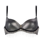 Exclusive triangle bra with classic cup by Escora, front