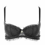 Royal Balconette Bra by Mademoiselle Coco Cavaliere, front